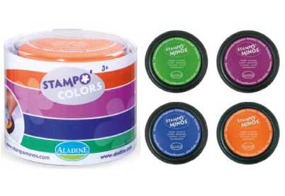 Stempelkussens Carnaval 4 stuks (85150) Stampo Colors