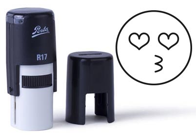 Whatsapp smileystempel 029<br>Kussend gezicht