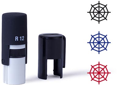 Vind-ik-leuk-stempel Spinnenweb Ø10 mm