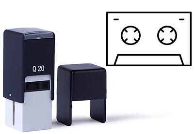 Discotheekstempel Q20, 19x19mm 25