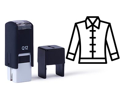 Spaarkaartstempel Q12, 11x11mm 82