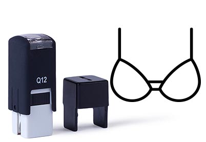 Spaarkaartstempel Q12, 11x11mm 84