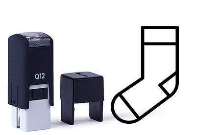 Spaarkaartstempel Q12, 11x11mm 91