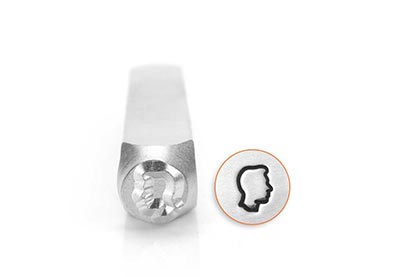 ImpressArt Slagstempel Profiel jongen 6 mm