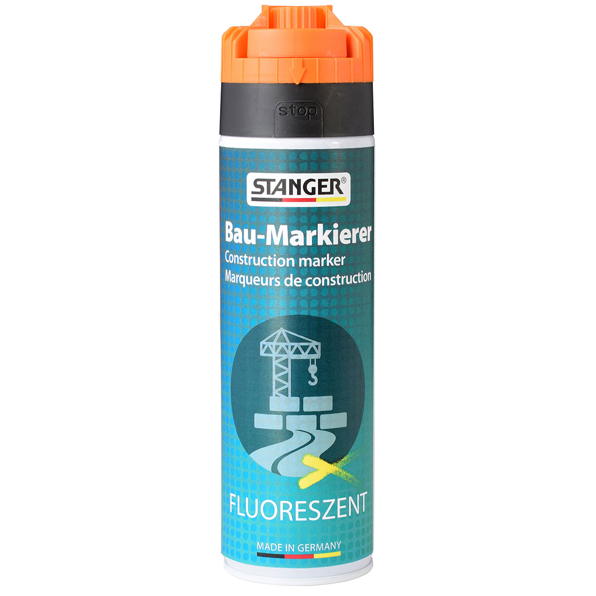 Spuitbus Verfspray Neon Oranje 500 ml | Stanger Best Mark