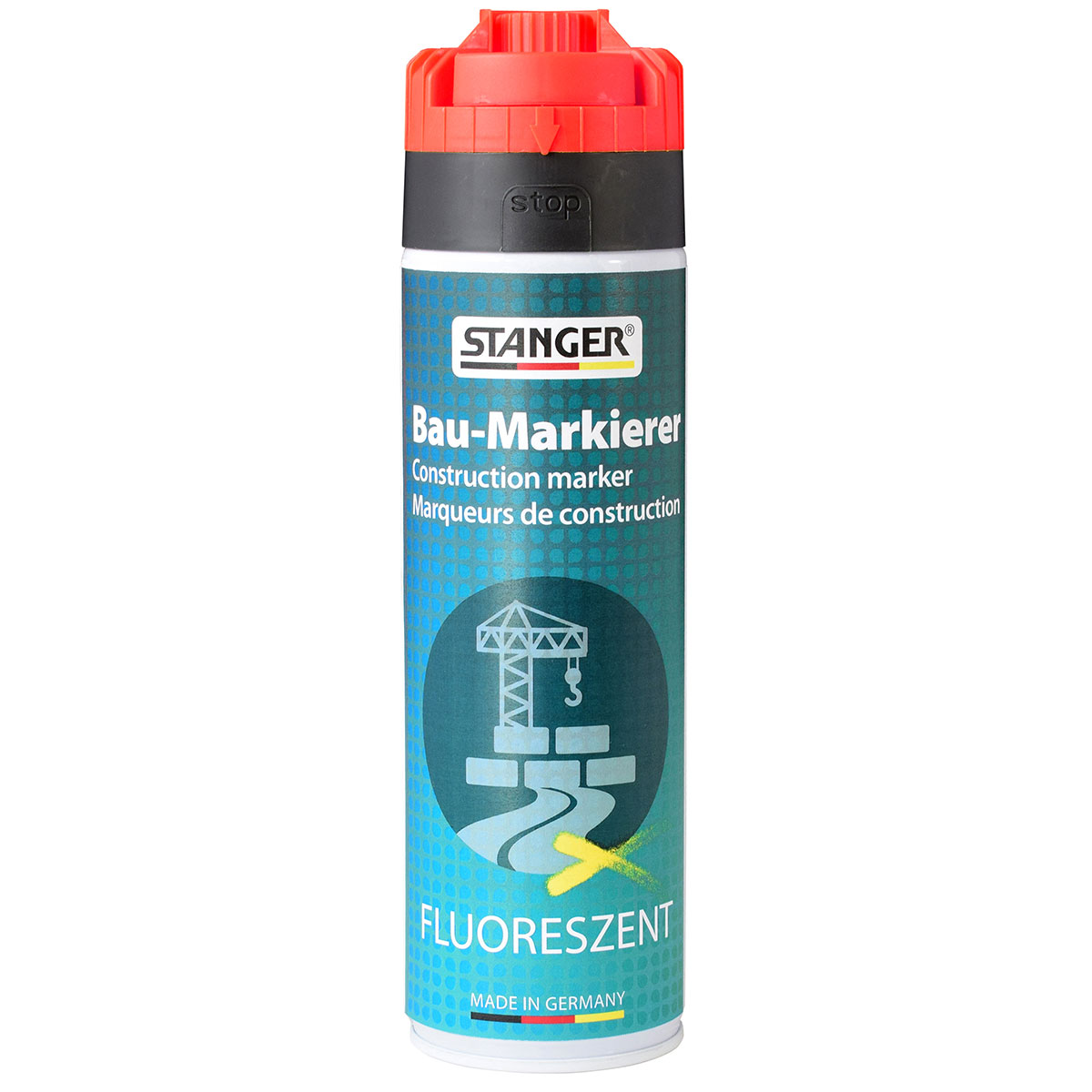 Spuitbus Verfspray Neon Rood 500 ml | Stanger Best Mark