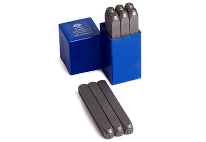 Slagcijfers 4mm Gravurem-Afgeronde Afslag