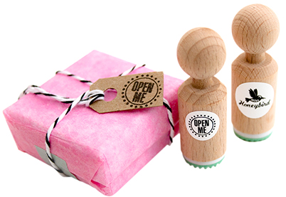 Open Me stempel | Miss Honeybird Mini