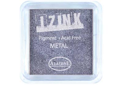 Stempelkussen Izink Pigment Zilverblauw 19127