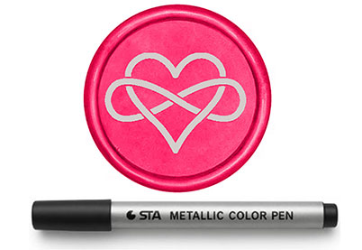 Lakzegel inlakstift Licht Zilver