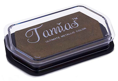 Stempelkussen | Goud | Pigmentinkt | 72x45mm