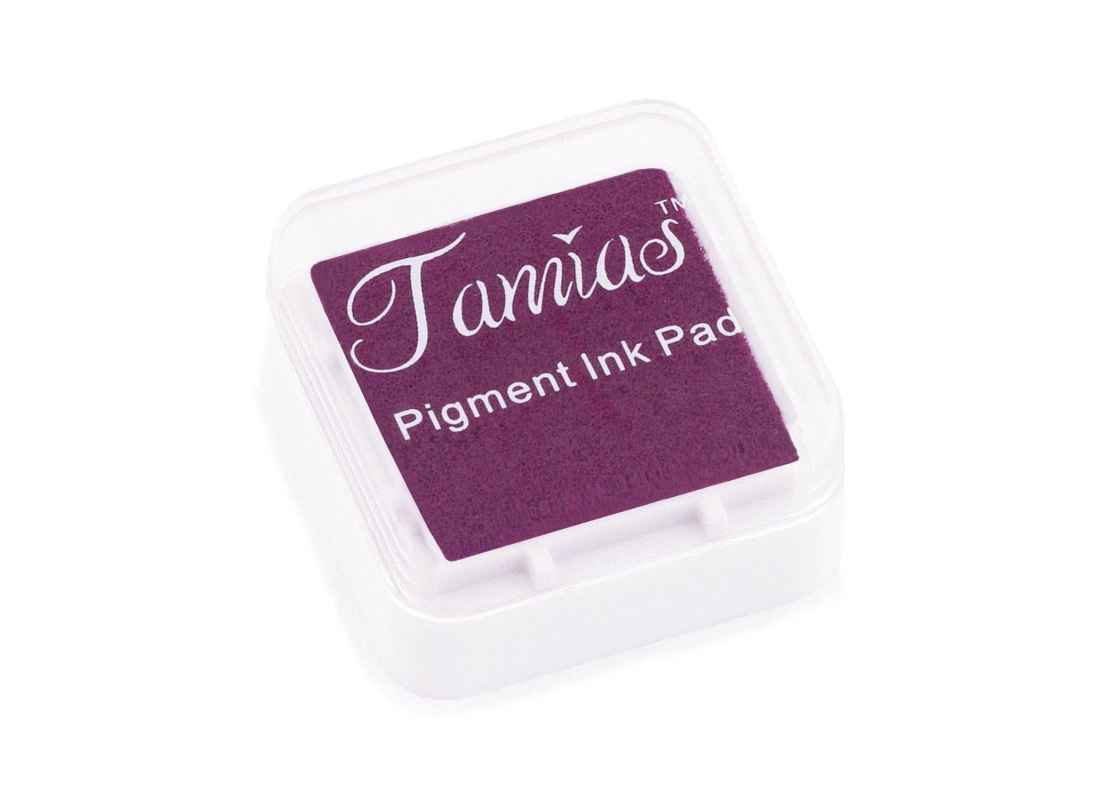 Stempelkussen | Paars | 28x28mm
