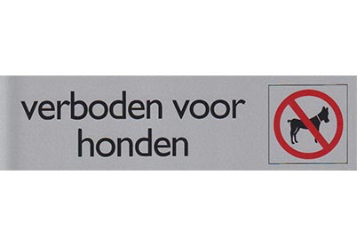 Verboden voor Honden