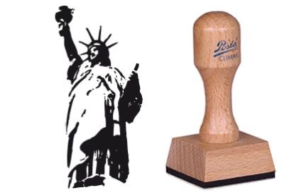 Stampij stempel #1537 Het Vrijheidsbeeld - Statue of Liberty