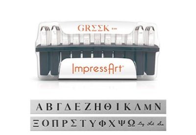 ImpressArt Slagletters Grieks 6 mm