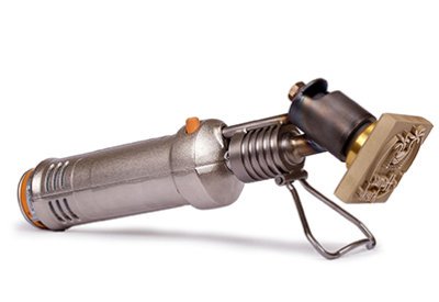 Sievert PSI gasbrandstempel 60x60mm inclusief messing brandplaat