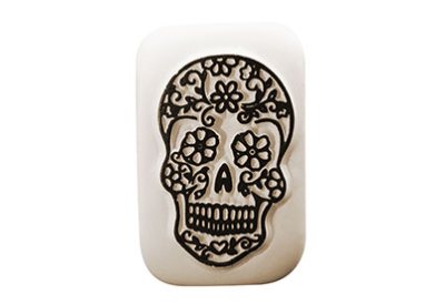 Tattoo stempel Mexicaanse schedel groot | LaDot