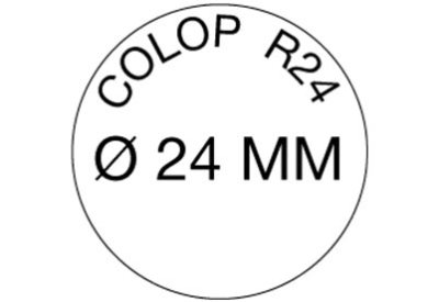Stempelplaat Colop Printer R24 met ontwerp