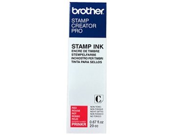 Brother stempelinkt 20ml Rood