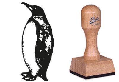 Stampij stempel #122 Pinguïn