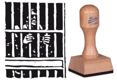 Stampij stempel #915 (Politieke) Gevangene