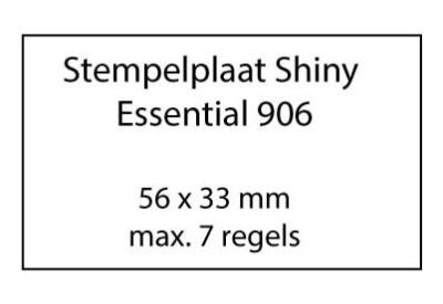 Stempelplaat Shiny Essential 906