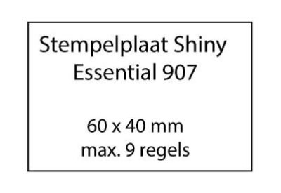 Stempelplaat Shiny Essential 907