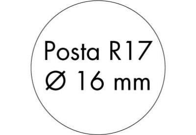 Stempelplaat Posta R17 met ontwerp