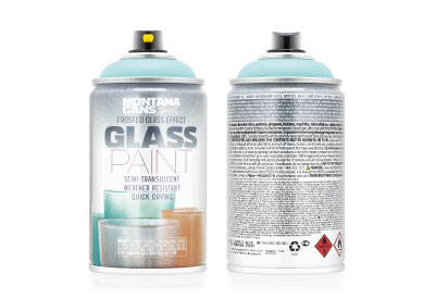 Spuitbus Glasspray Munt 250 ml | Montana Glass Paint