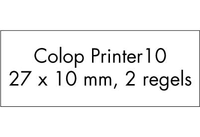 Stempelplaat Colop Printer 10 met tekst of ontwerp