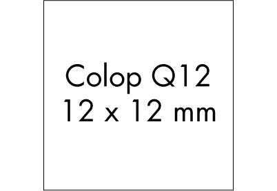 Stempelplaat Colop Printer Q12 met tekst of ontwerp