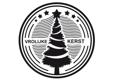 Kerststempel 46 Vrolijke kerst
