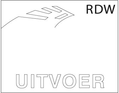 Posta P804 met RDW afdruk