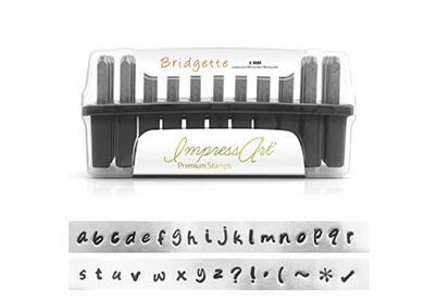 ImpressArt Slagletters Premium Bridgette kleine letters 3 mm