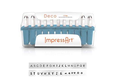 ImpressArt Slagletters Deco HOOFDLETTERS 1.5 mm