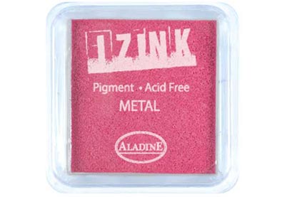 Stempelkussen Izink Pigment Metaal Roze 19125