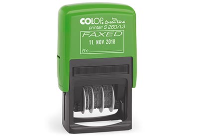Colop S260/L3 GEBOEKT Printer Green Line