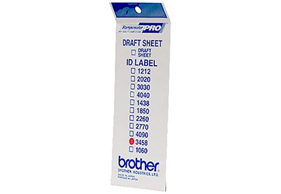 Brother ID-3458 Draft sheet | 34x58 mm