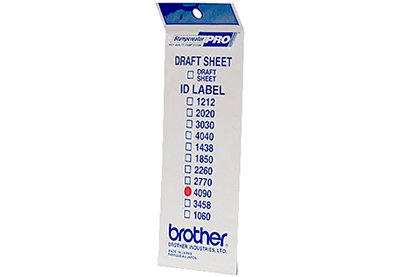 Brother ID-4090 Draft sheet | 40x90 mm