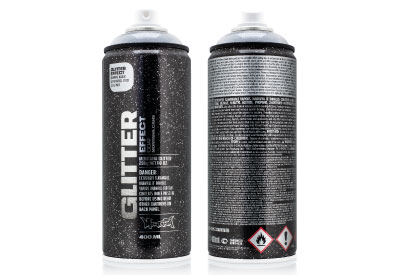 Spuitbus Glitterspray Zilver 400 ml | Montana