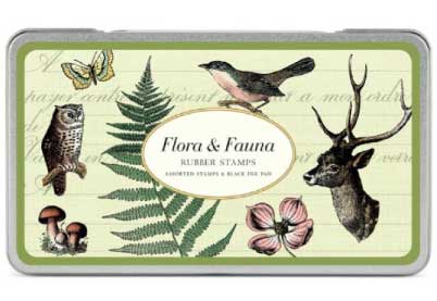 Flora & Fauna stempelset
