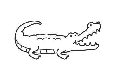 Krokodil Stempel 1